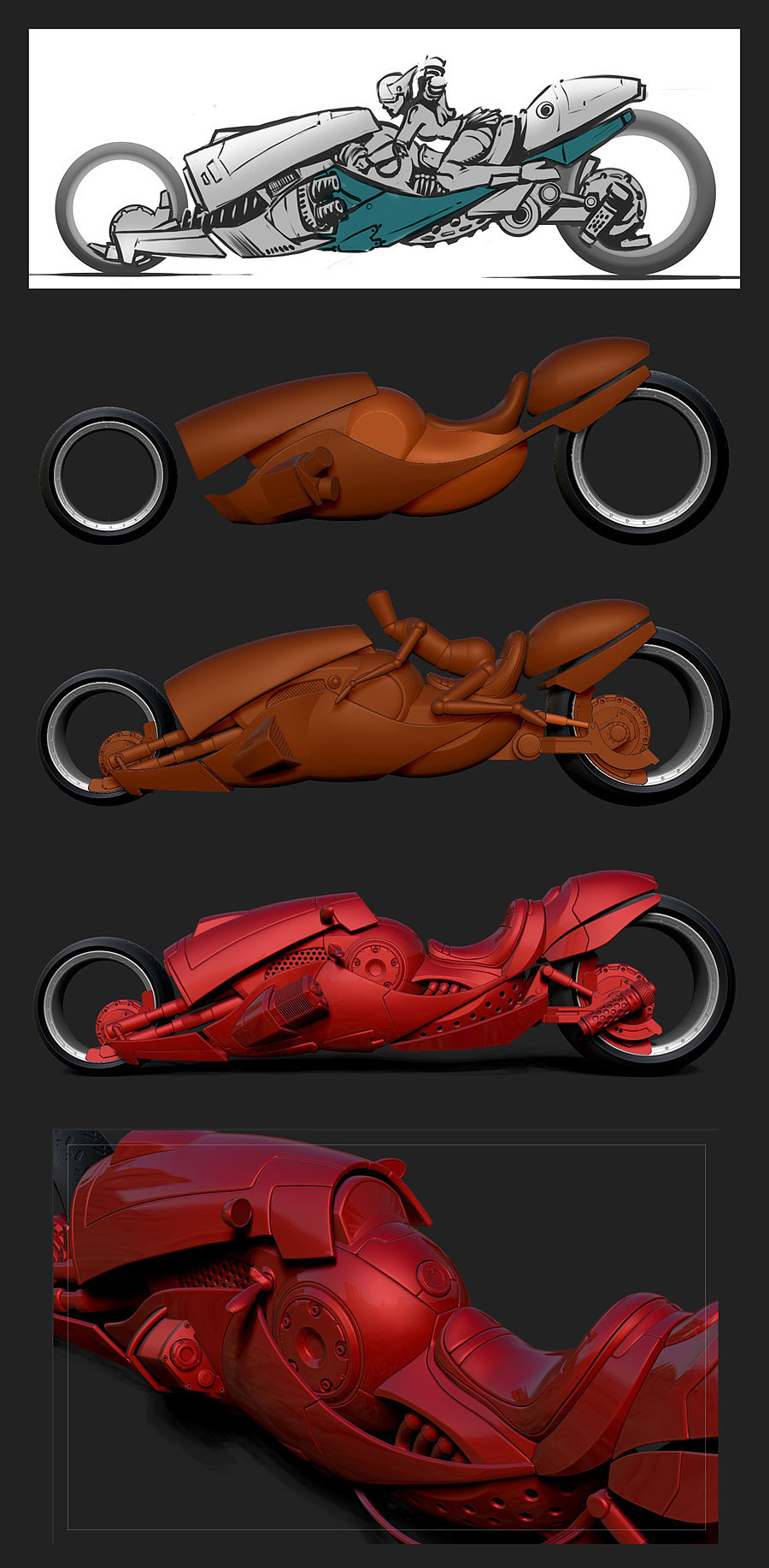 motorcycle，