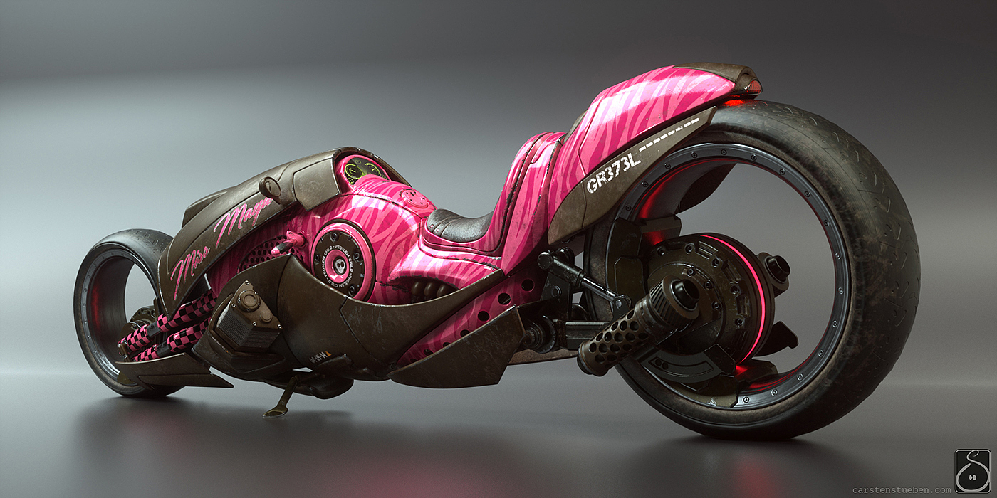 motorcycle，