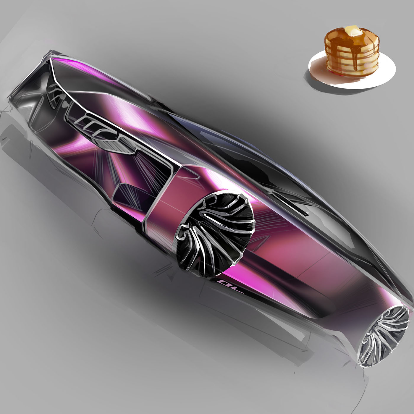 outdoors，automobile，Ubee ，Render，Hand drawn，