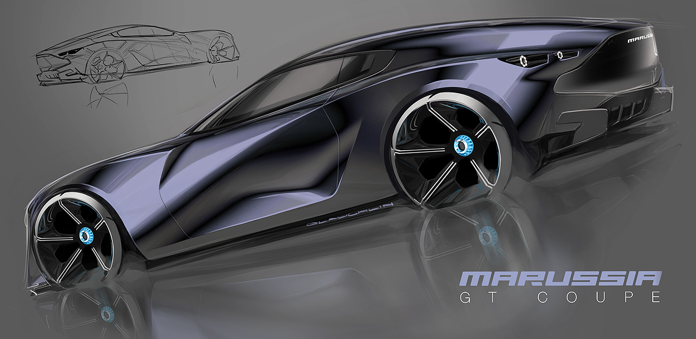 outdoors，automobile，Ubee ，Render，Hand drawn，