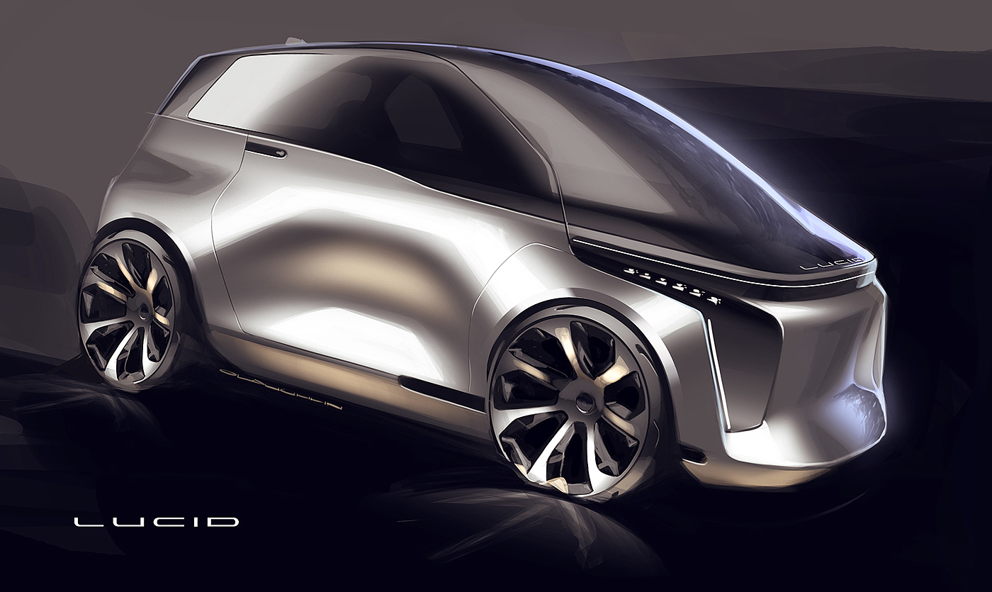 outdoors，automobile，Ubee ，Render，Hand drawn，