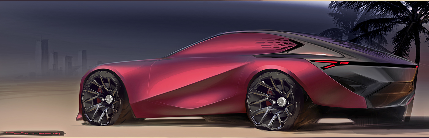 outdoors，automobile，Ubee ，Render，Hand drawn，