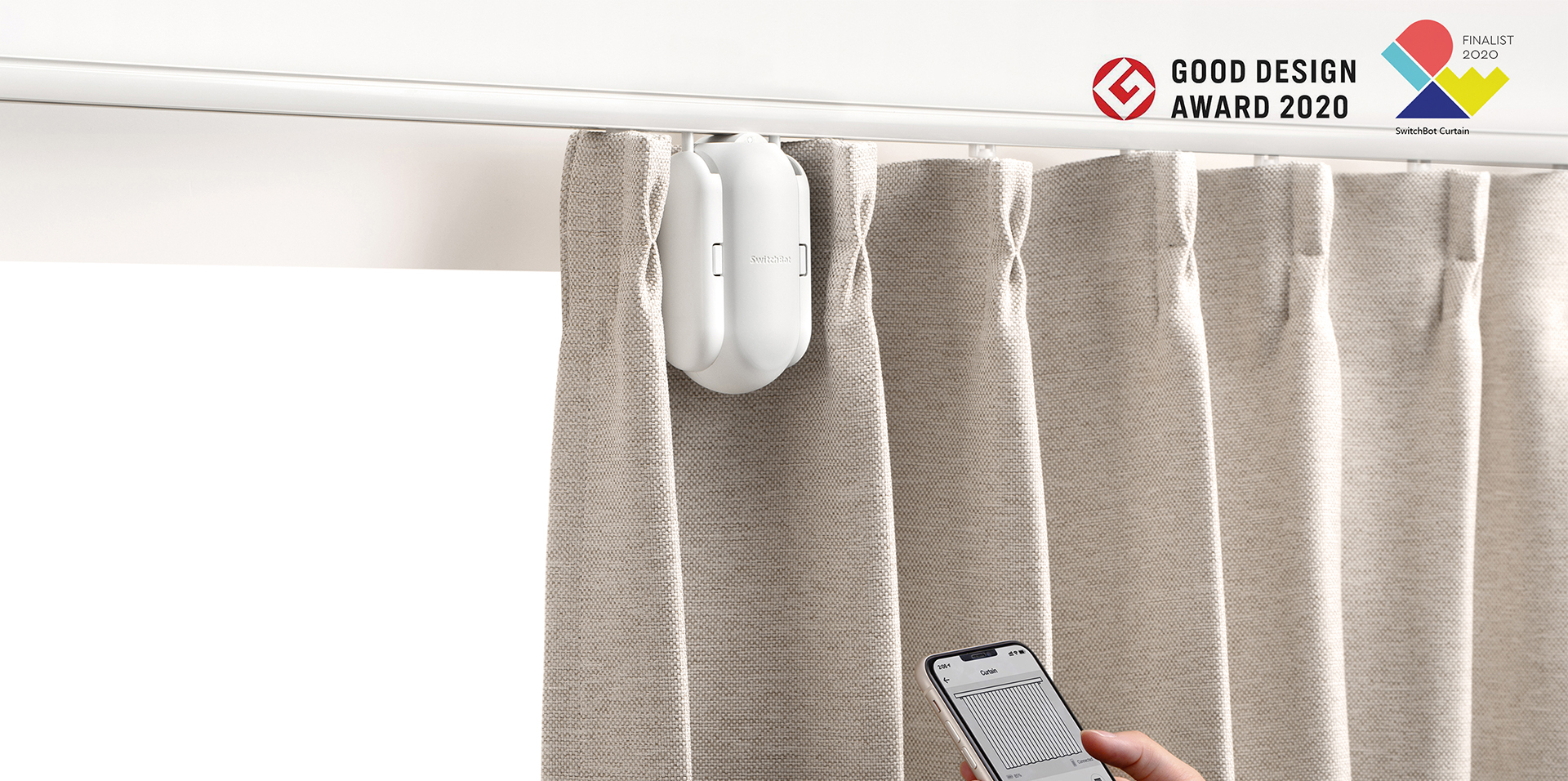 Intelligent curtain robot，Smart home，