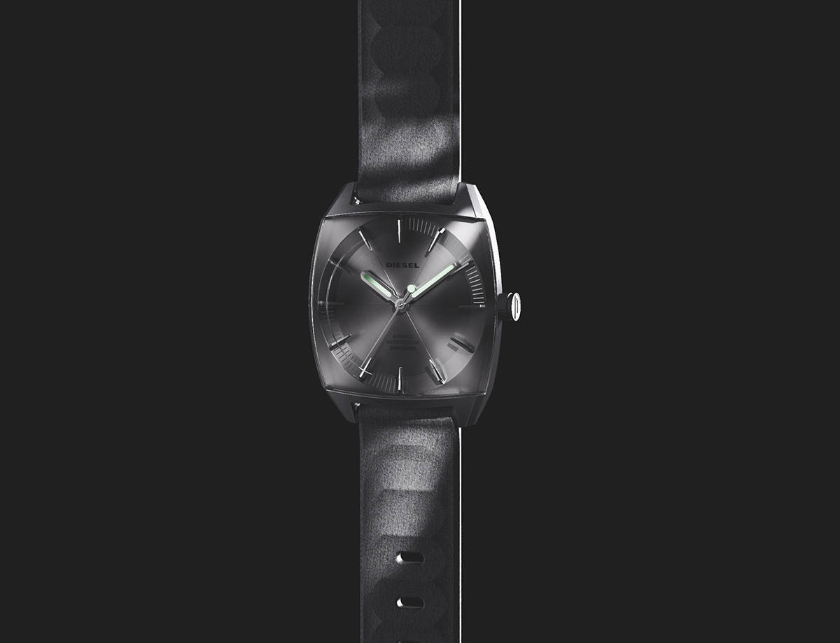 Wrist watch，stainless steel，Grey，Italy，