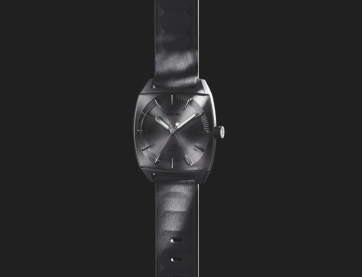 Wrist watch，stainless steel，Grey，Italy，