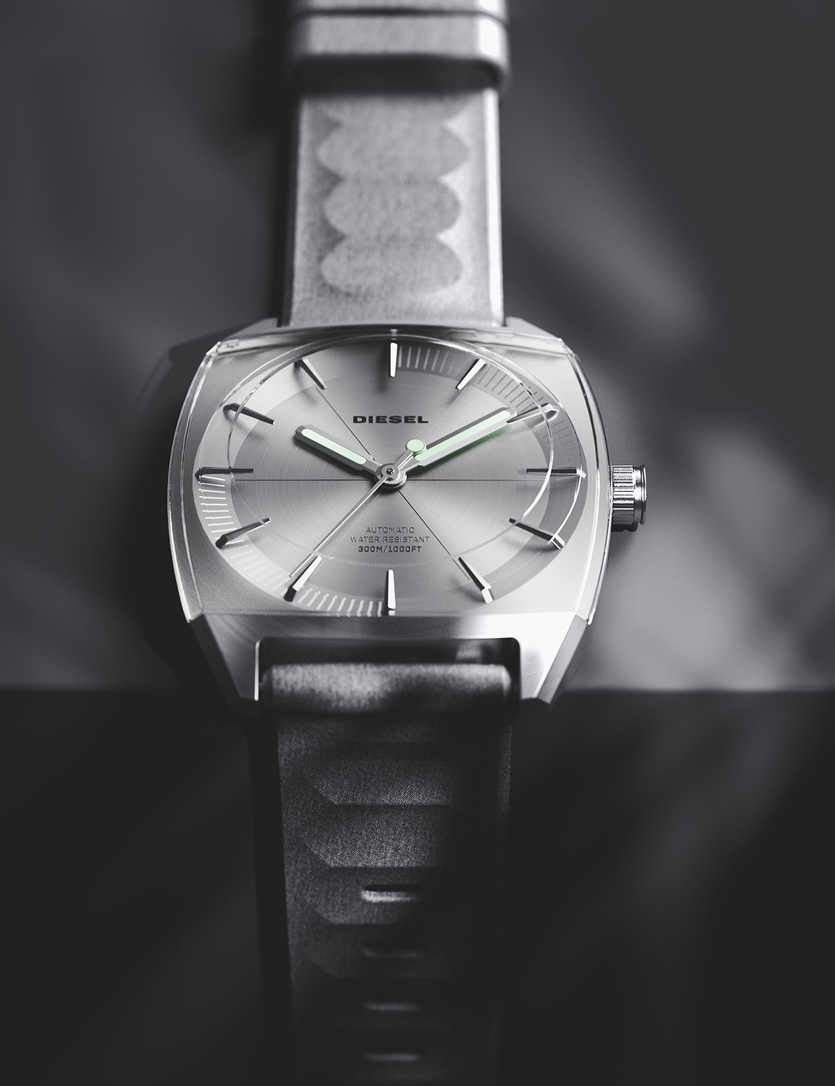 Wrist watch，stainless steel，Grey，Italy，