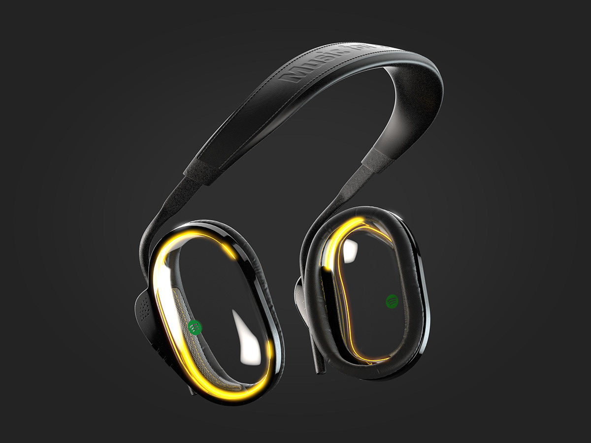 headset，led，transparent，Cool，