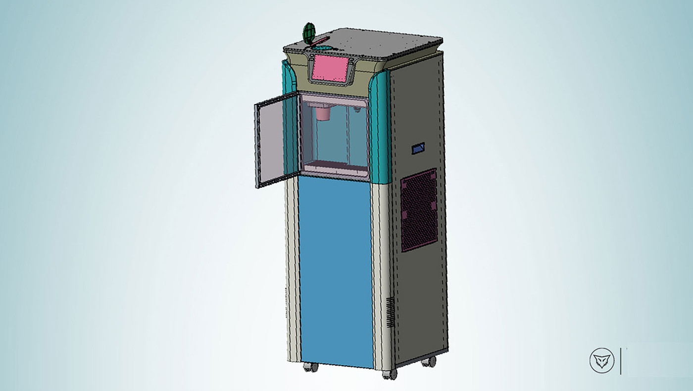 Design of air water generator，product design，Appearance design，