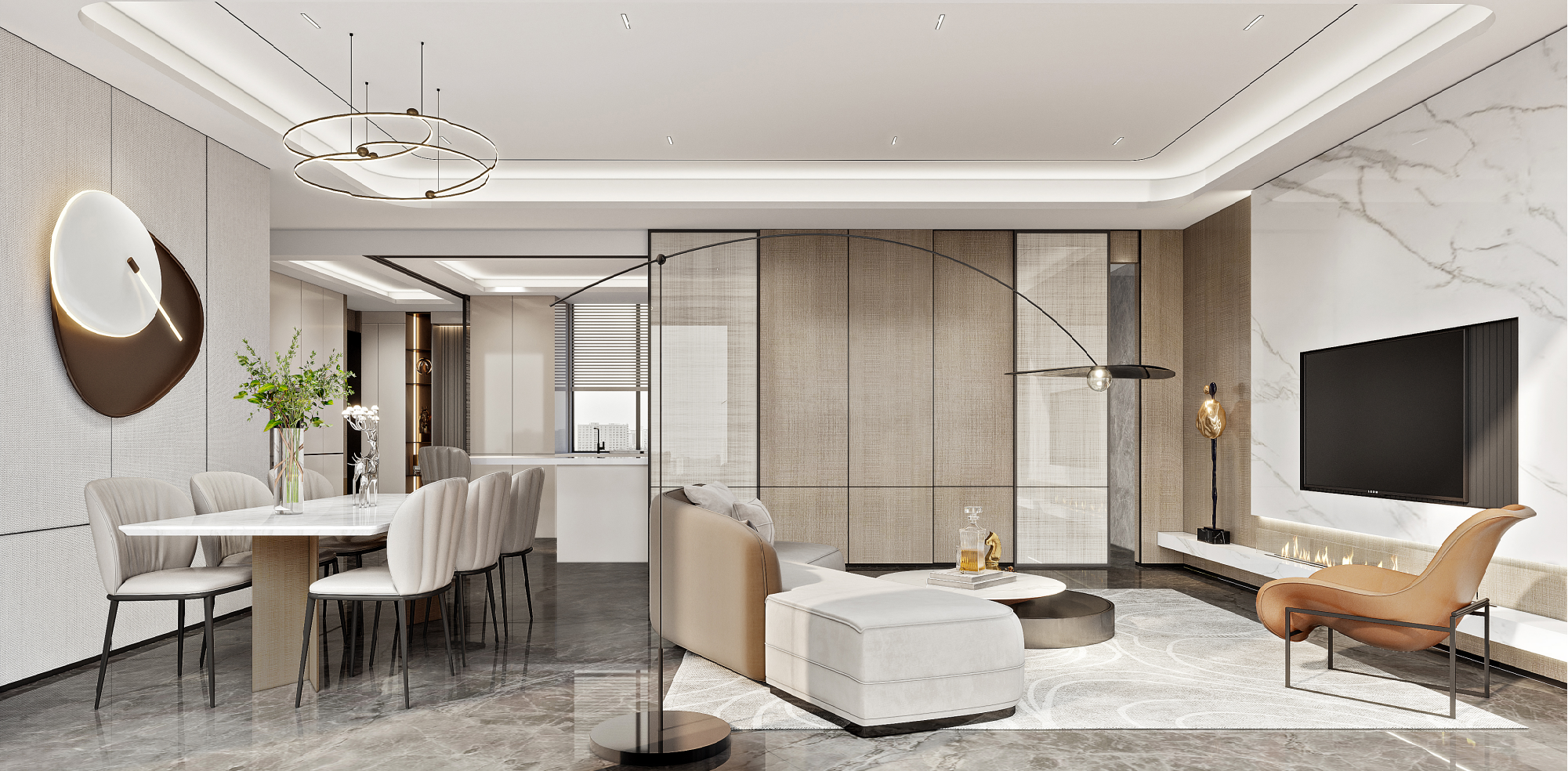 Interior decoration，Model room reconstruction，Decoration design，