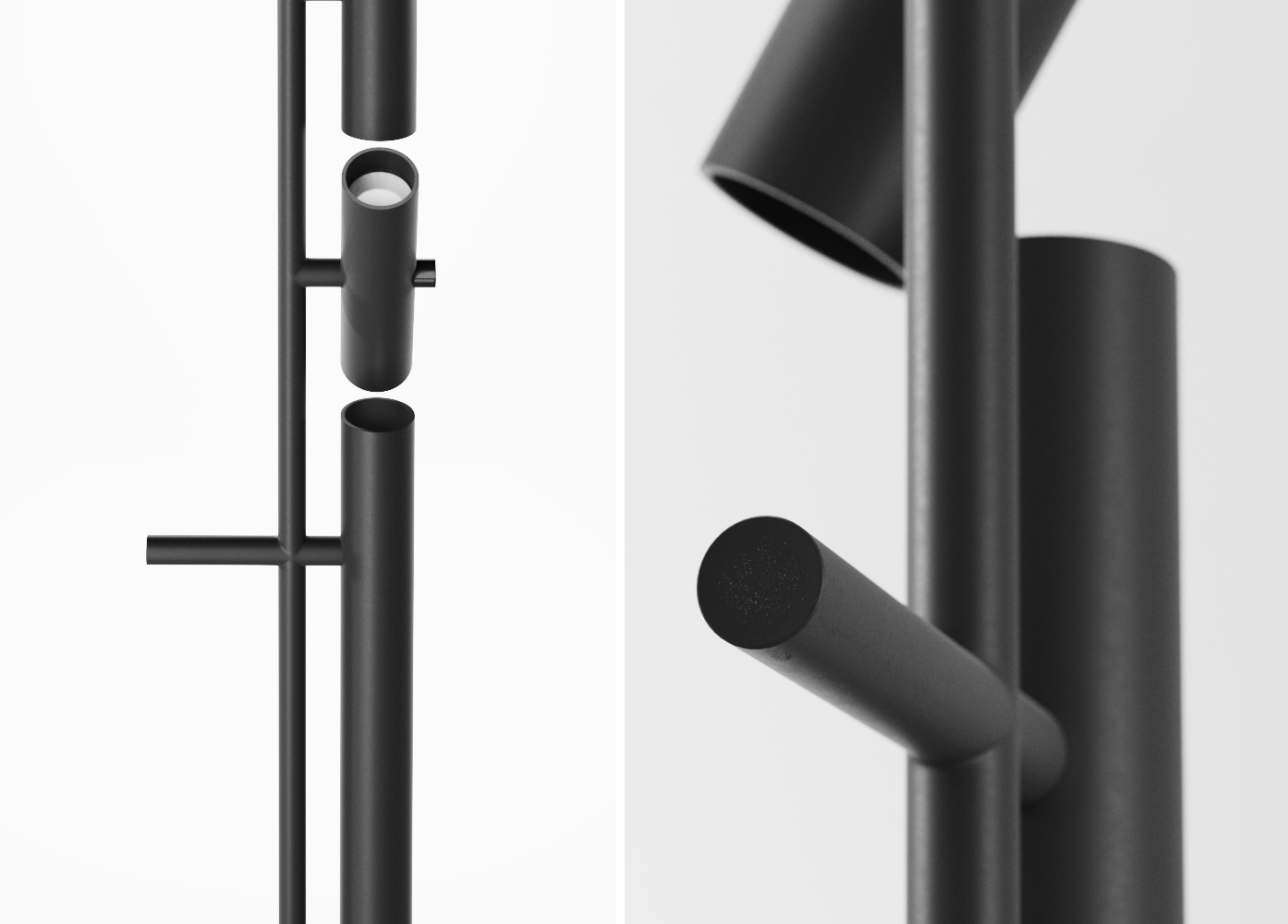 Rostyslav Sorokovyi，lamps and lanterns，Floor lamp，green，Bamboo，