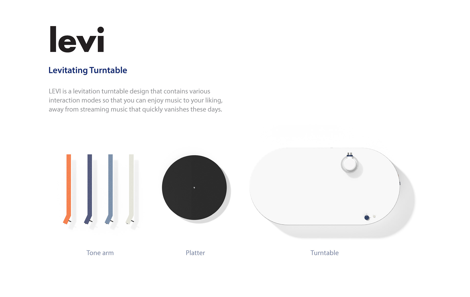 Jihyo Seo，LEVI，Suspension turntable，white，