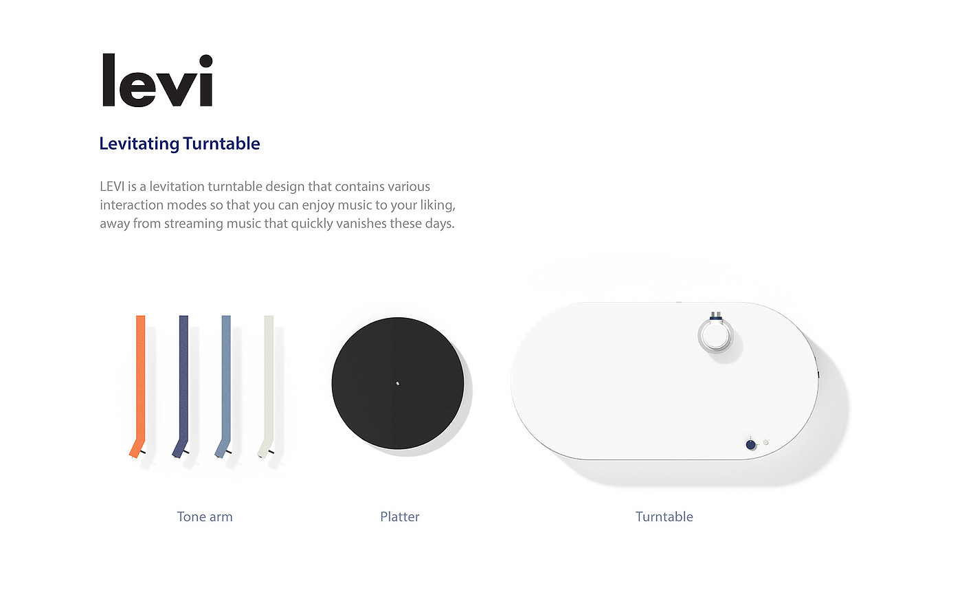 Jihyo Seo，LEVI，Suspension turntable，white，