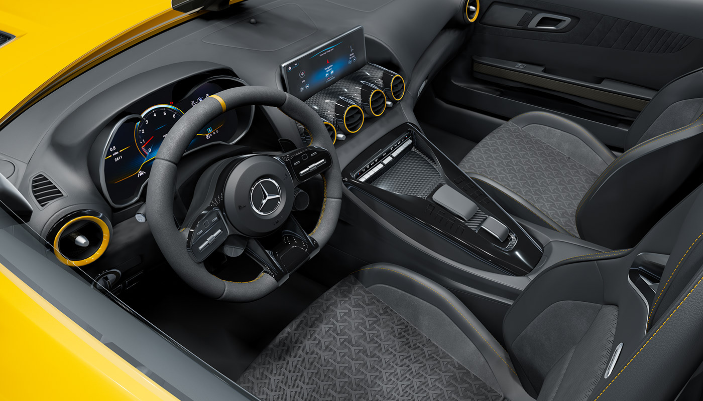 AMG GT R，Sports car，formula car，Eye catching lines，Benz，