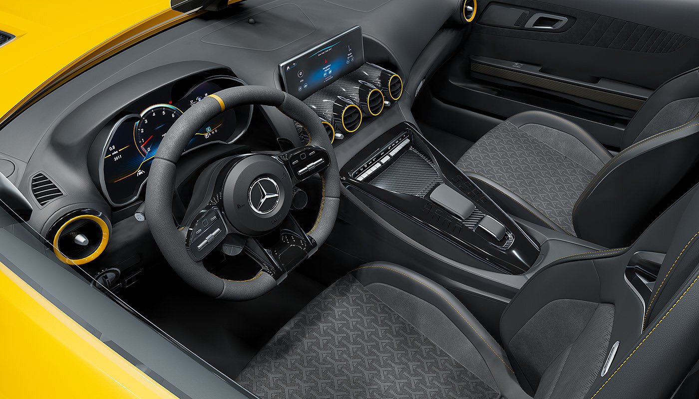 AMG GT R，Sports car，formula car，Eye catching lines，Benz，