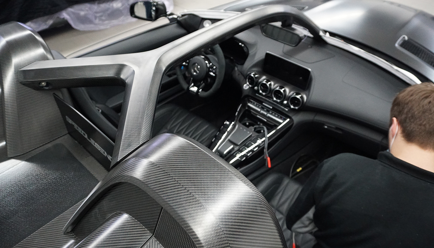 AMG GT R，Sports car，formula car，Eye catching lines，Benz，