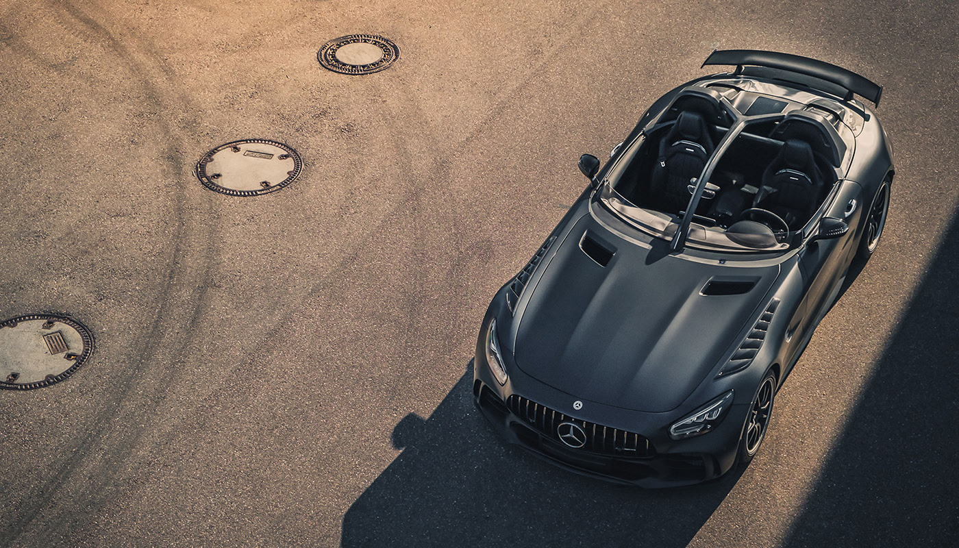 AMG GT R，Sports car，formula car，Eye catching lines，Benz，