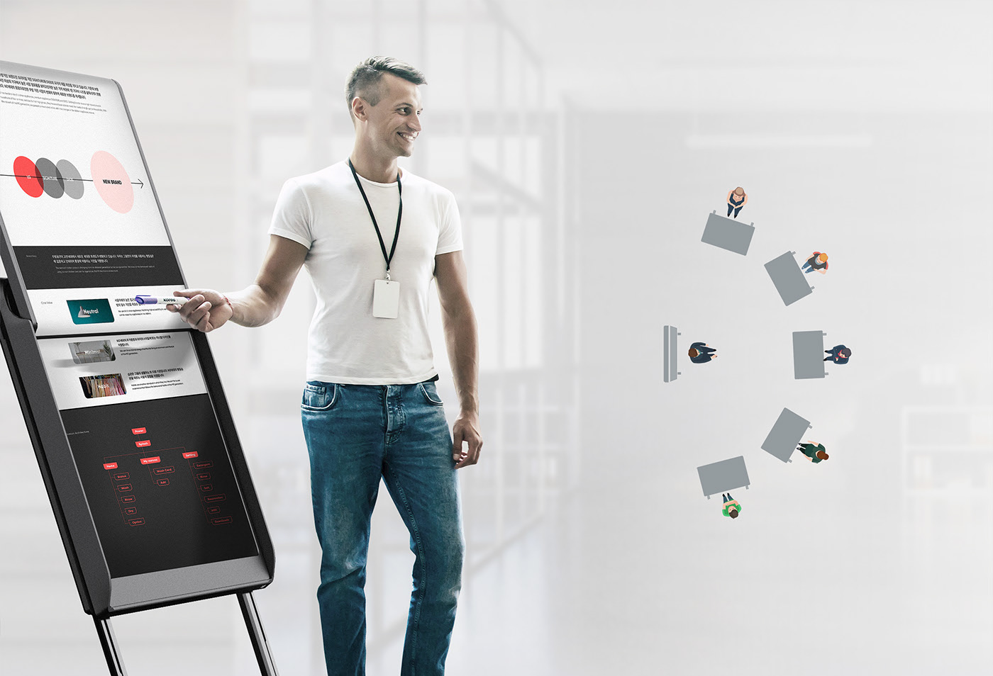 work area，flexibility，creativity，AREA FLIP，