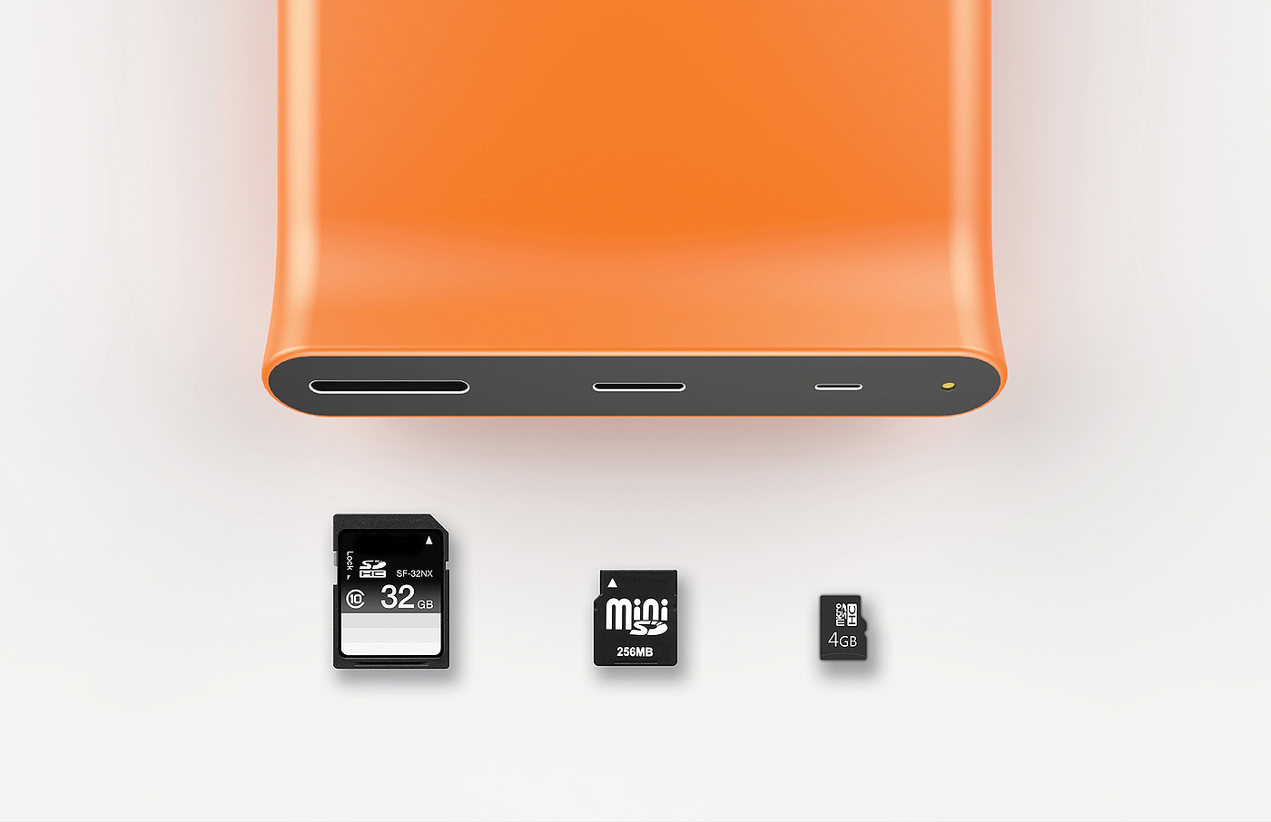 简洁，橙色，联网，SD卡阅读，云端，
