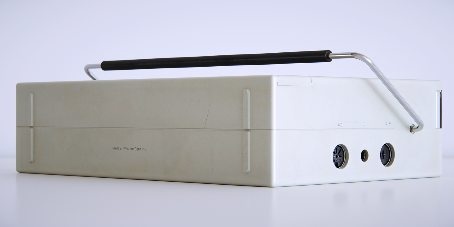 Bolang，braun，radio，radio station，Redesign，white，modeling，