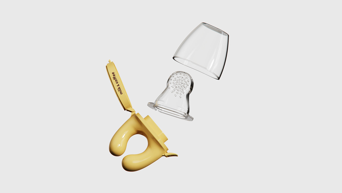 Baby Feeder，nipple，yellow，