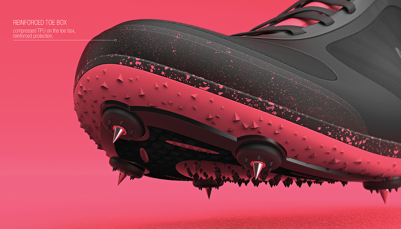 Nike，nike，comfortable，Faster，sneakers，Pink，Alias modeling，Keyshot rendering，