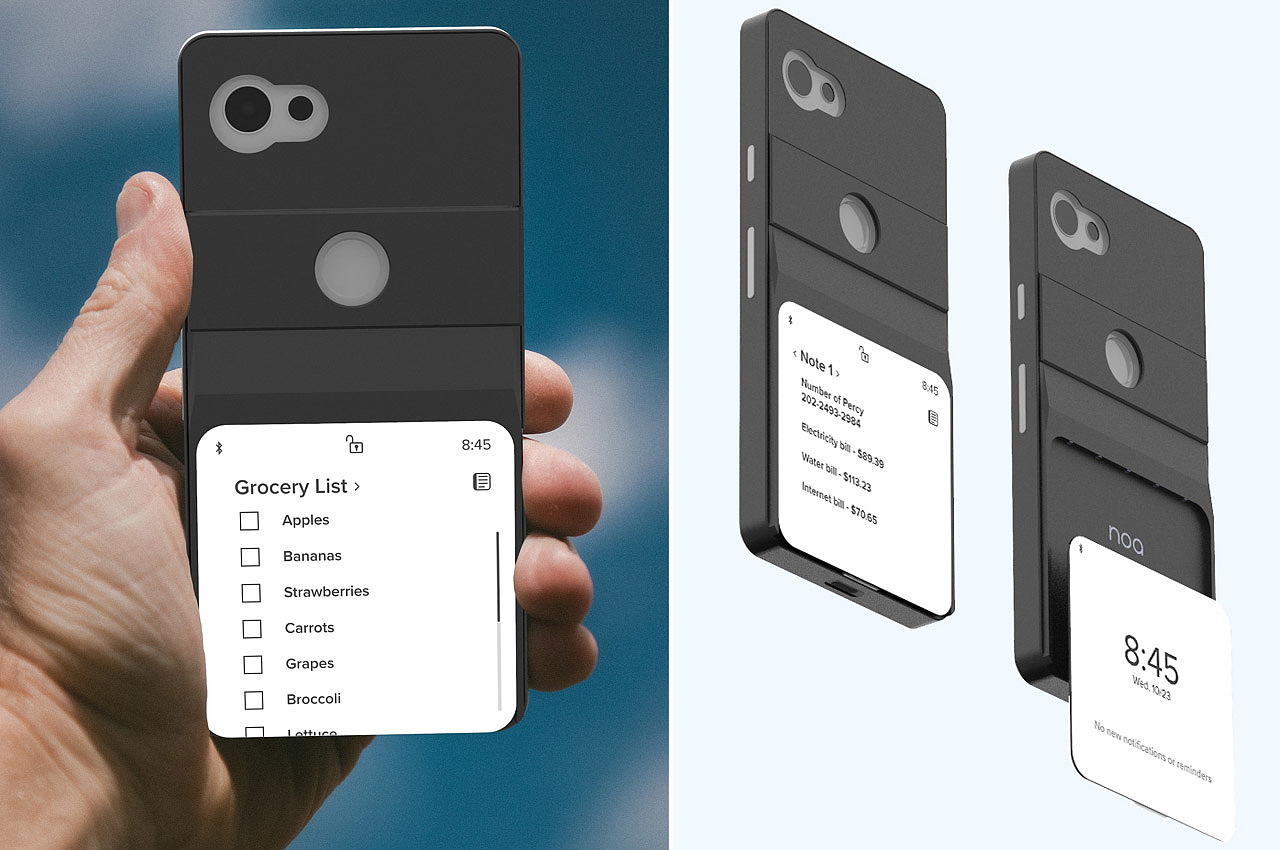 AI mobile phone case，Removable display，new，