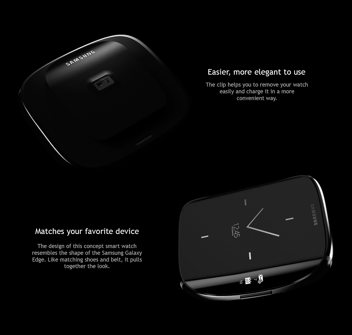 Samsung，brand，Safety belt，Bluetooth，Galaxy Gear，conceptual design，multi-function，customized，