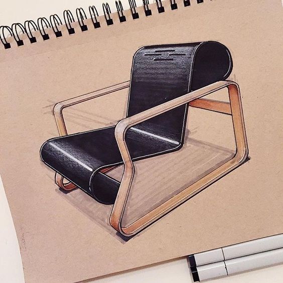 Hand drawn，chair，