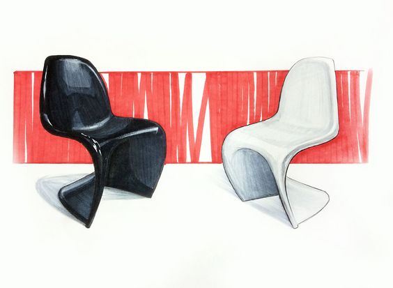 Hand drawn，chair，