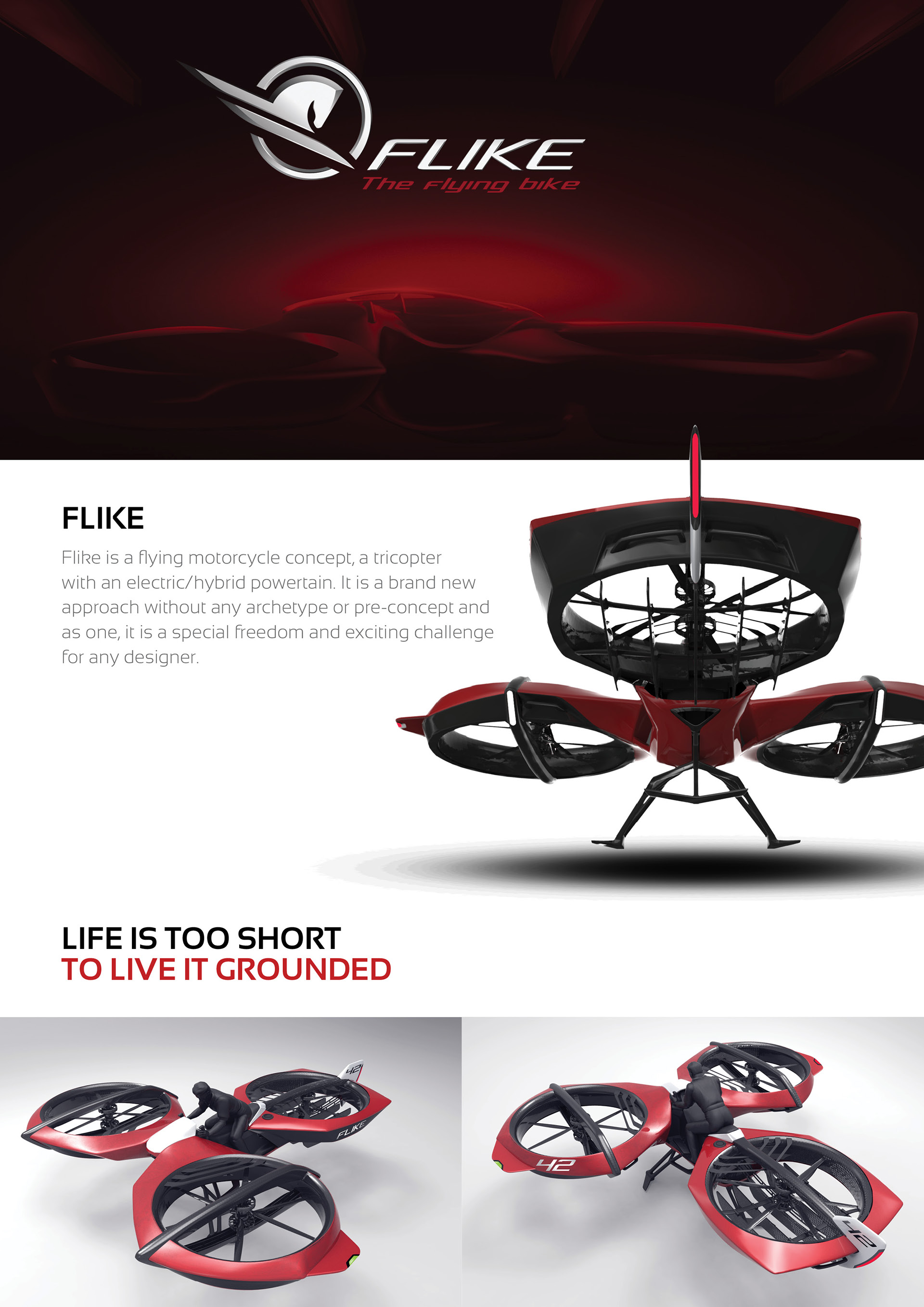 Manned UAV，propeller，Hybrid aircraft，gules，New vehicles，Aerocraft，