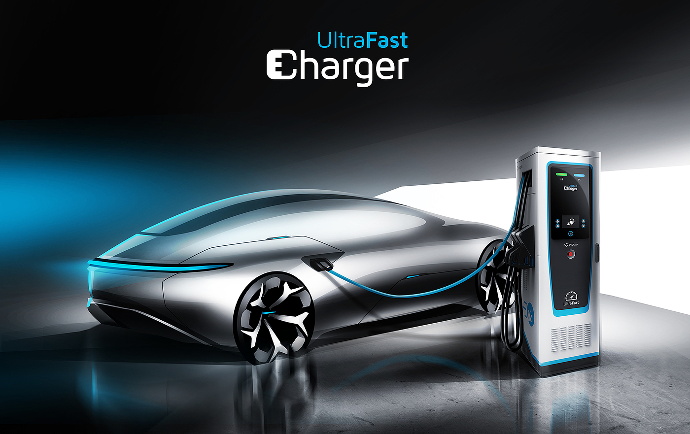 Electric vehicle charging pile，Interface design，Appearance design，DC charging，