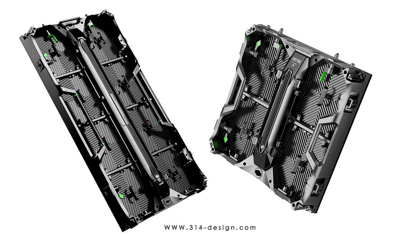Rental LED screen，Small spacing LED screen，Transparent LED screen，Three points and one thought industrial design，LED Display Appearance Design，Structural Design of LED Display Screen，