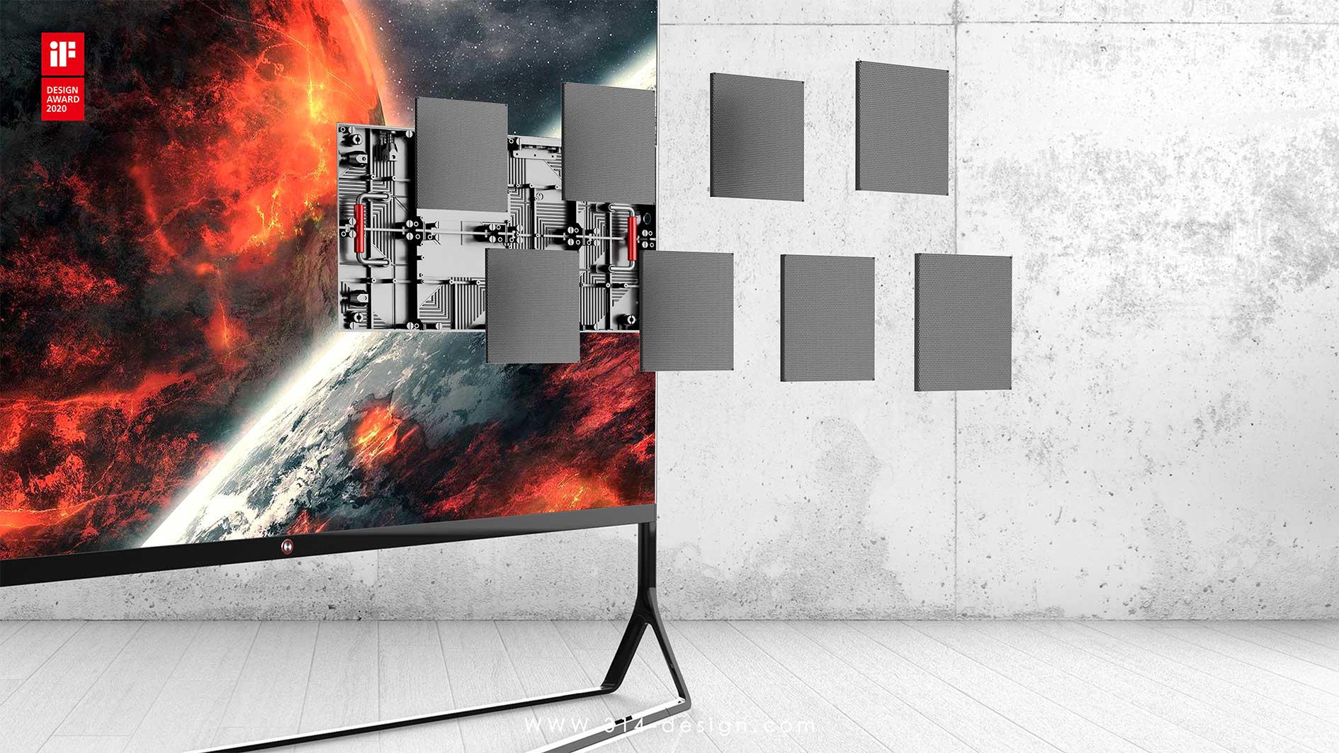 Rental LED screen，Small spacing LED screen，Transparent LED screen，Three points and one thought industrial design，LED Display Appearance Design，Structural Design of LED Display Screen，