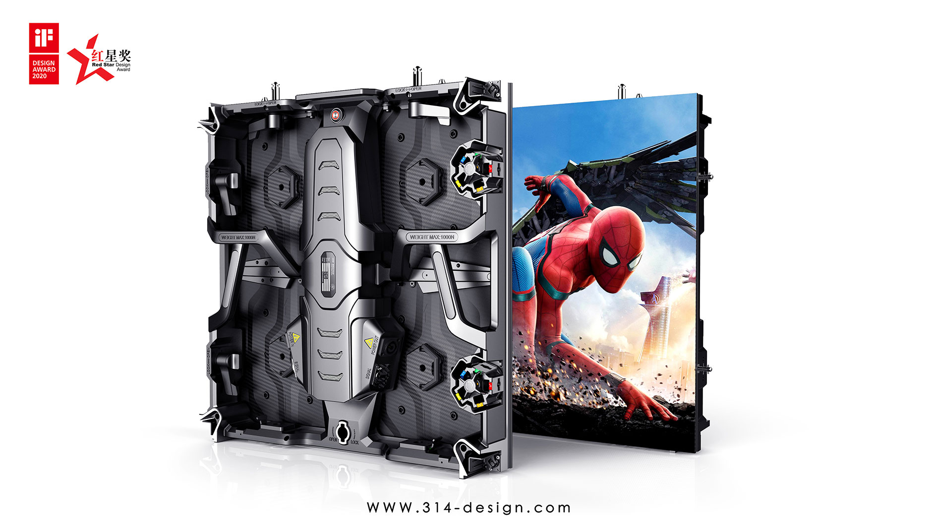 Rental LED screen，Small spacing LED screen，Transparent LED screen，Three points and one thought industrial design，LED Display Appearance Design，Structural Design of LED Display Screen，