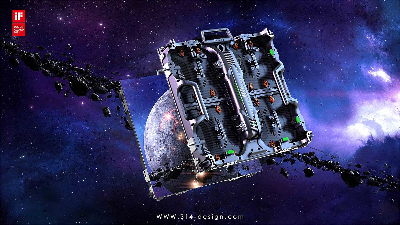 Rental LED screen，Small spacing LED screen，Transparent LED screen，Three points and one thought industrial design，LED Display Appearance Design，Structural Design of LED Display Screen，