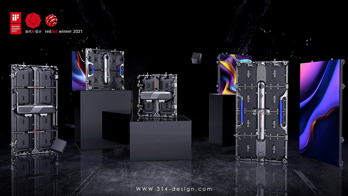 Rental LED screen，Small spacing LED screen，Transparent LED screen，Three points and one thought industrial design，LED Display Appearance Design，Structural Design of LED Display Screen，