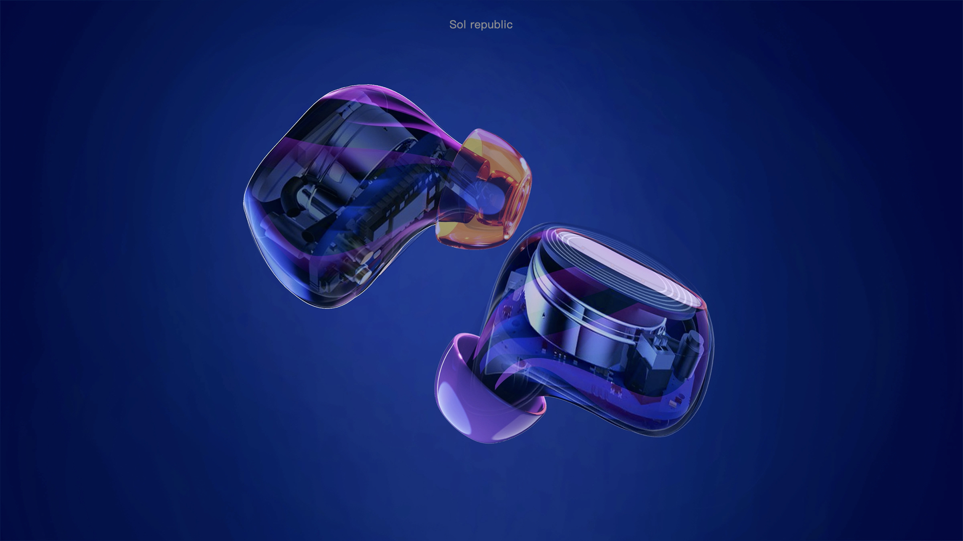 Sol Bluetooth headset，Appearance effect design，Rhino + keyshot exercise，Sense of science and technology，SOL Republic，