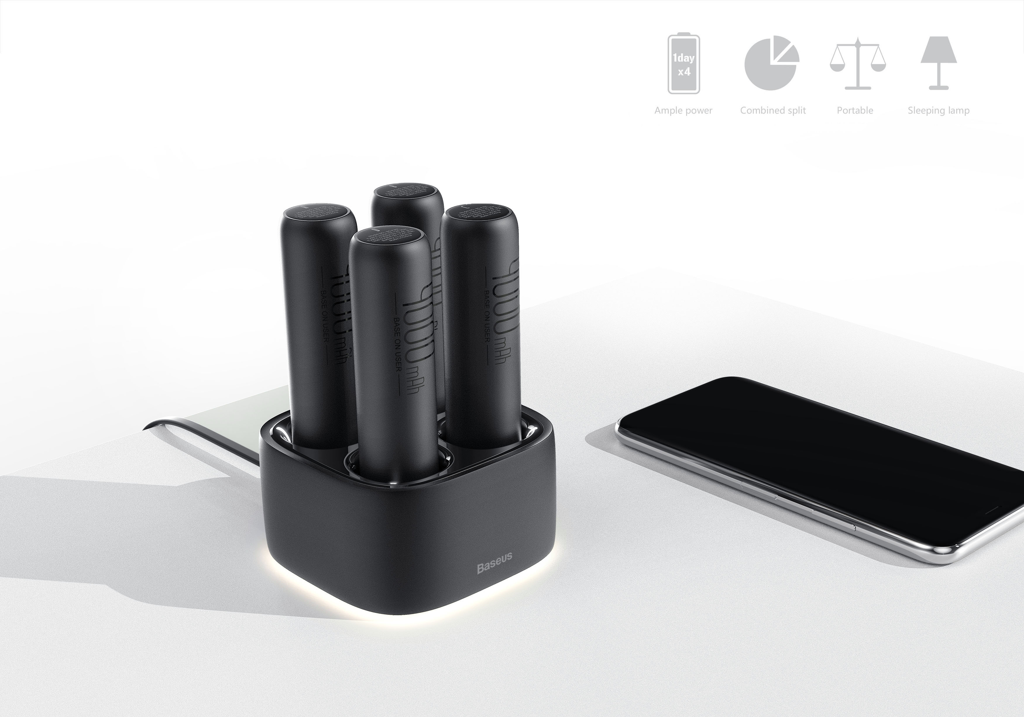 portable source，Detachable mobile power supply，Charging station，Energy stack，Modular mobile power supply，Shared power bank，