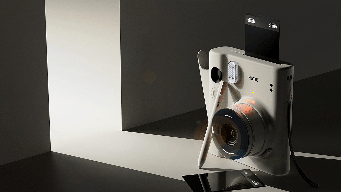 NOTIC，Polaroid，white，