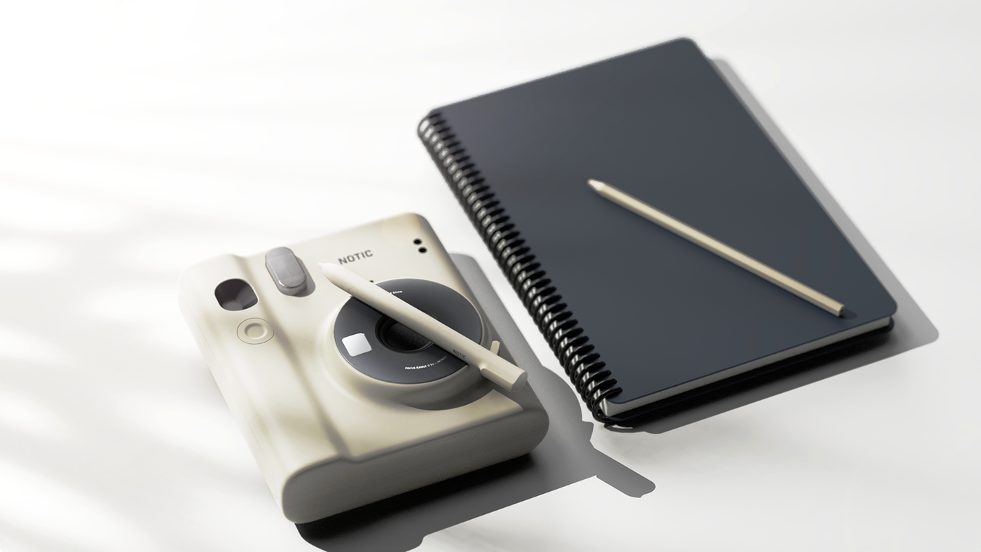 NOTIC，Polaroid，white，