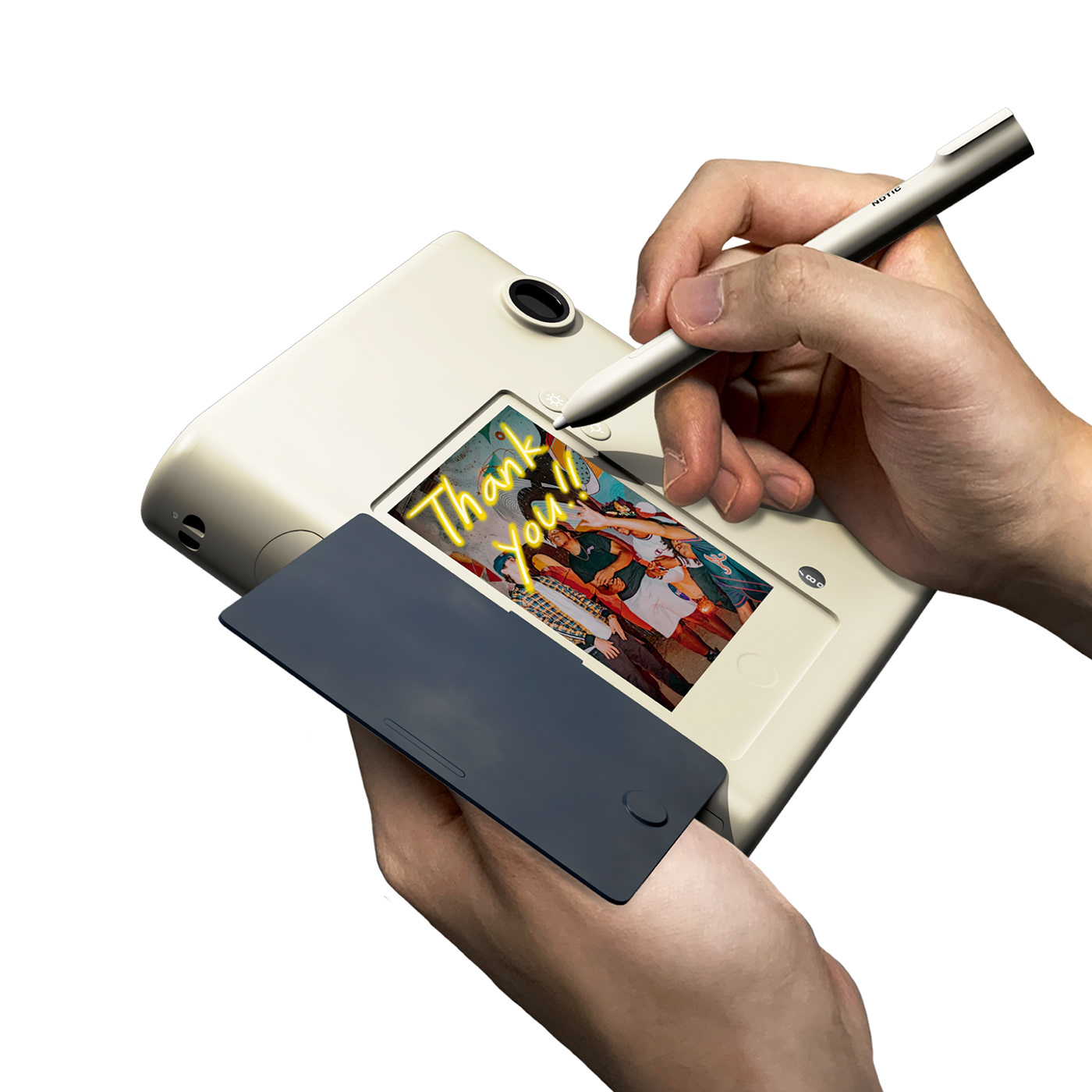 NOTIC，Polaroid，white，