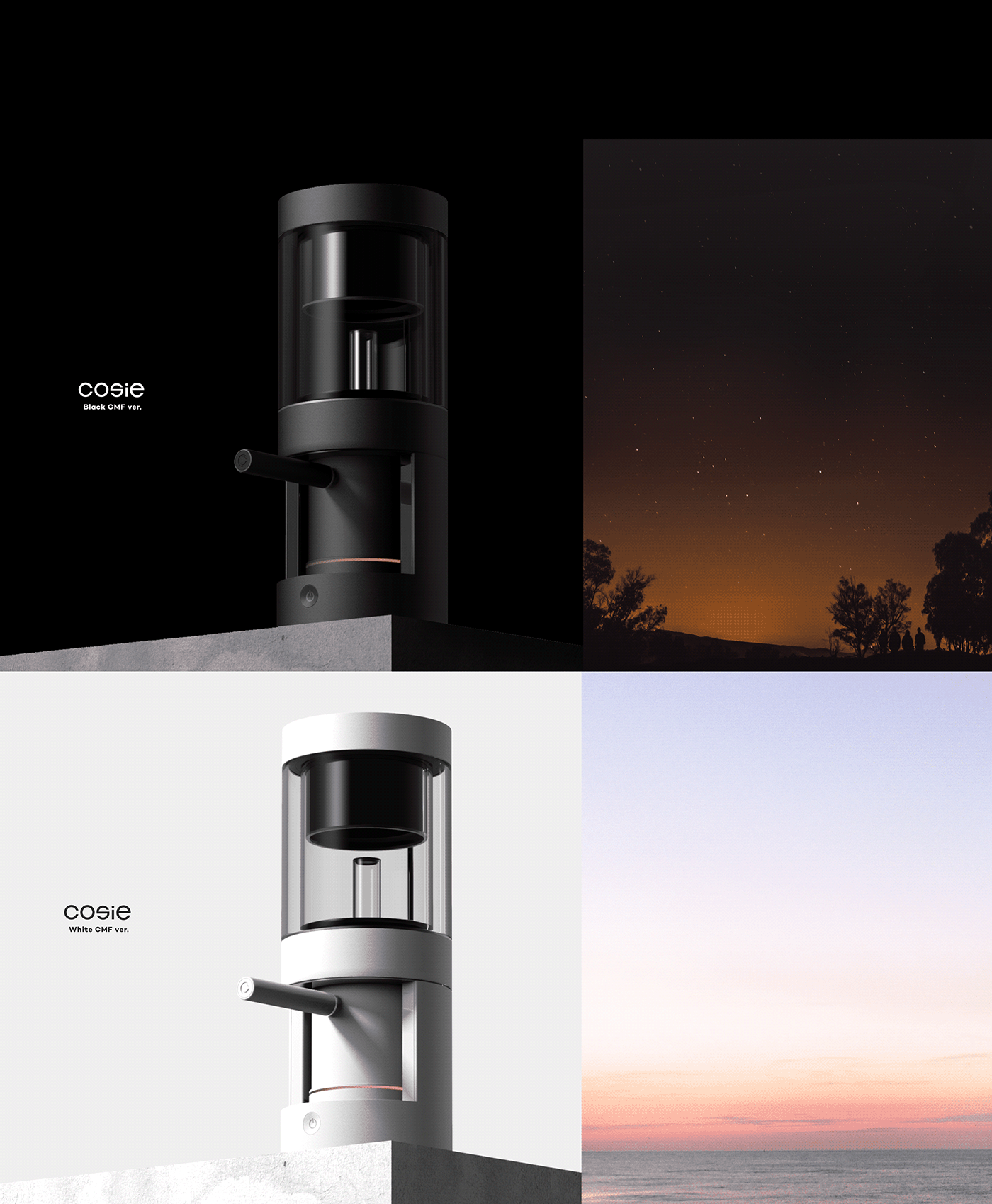 COSIE，Coffee machine，black，