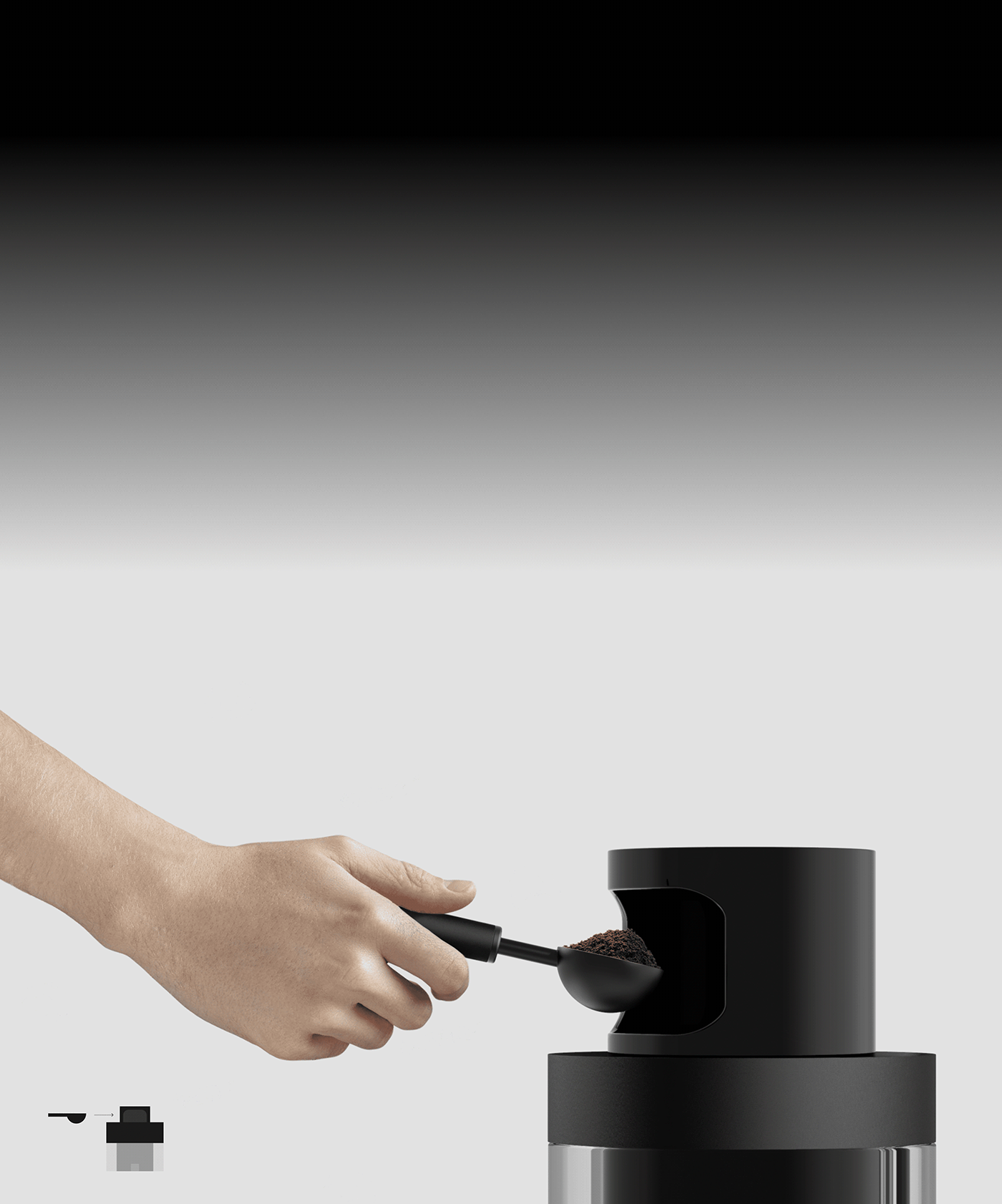 COSIE，Coffee machine，black，