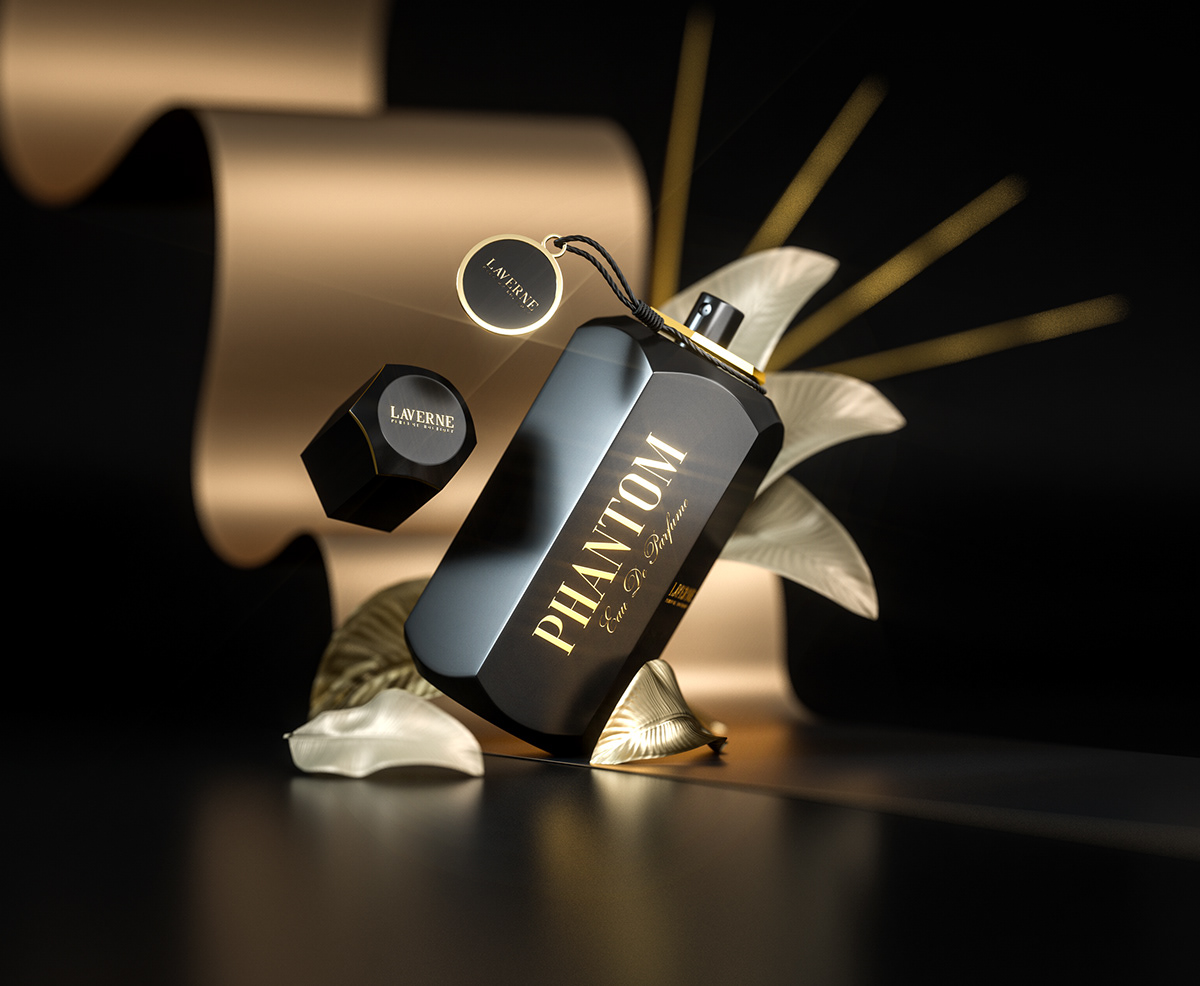 Laverne Phantom，packing design，Perfume，