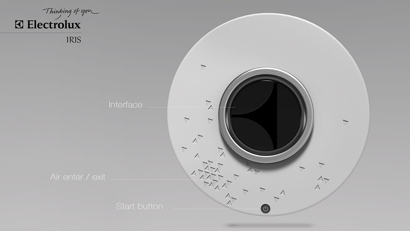 Electrolux，Wall mounted，air cleaner，circular，