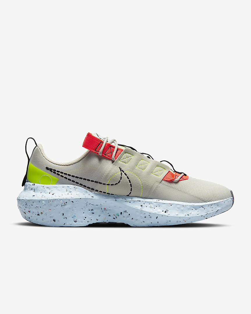 Nike Crater，sneakers，Recycled materials，