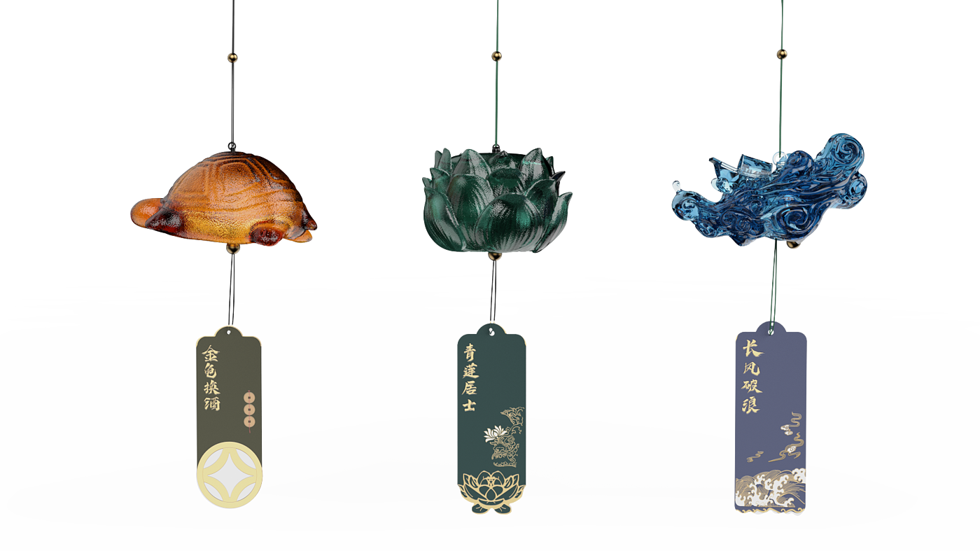 Wind chime，Cultural creation，Tang Poetry，Ornaments，