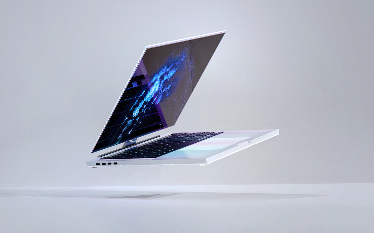 Notebook computer，Adjustable display，practical，