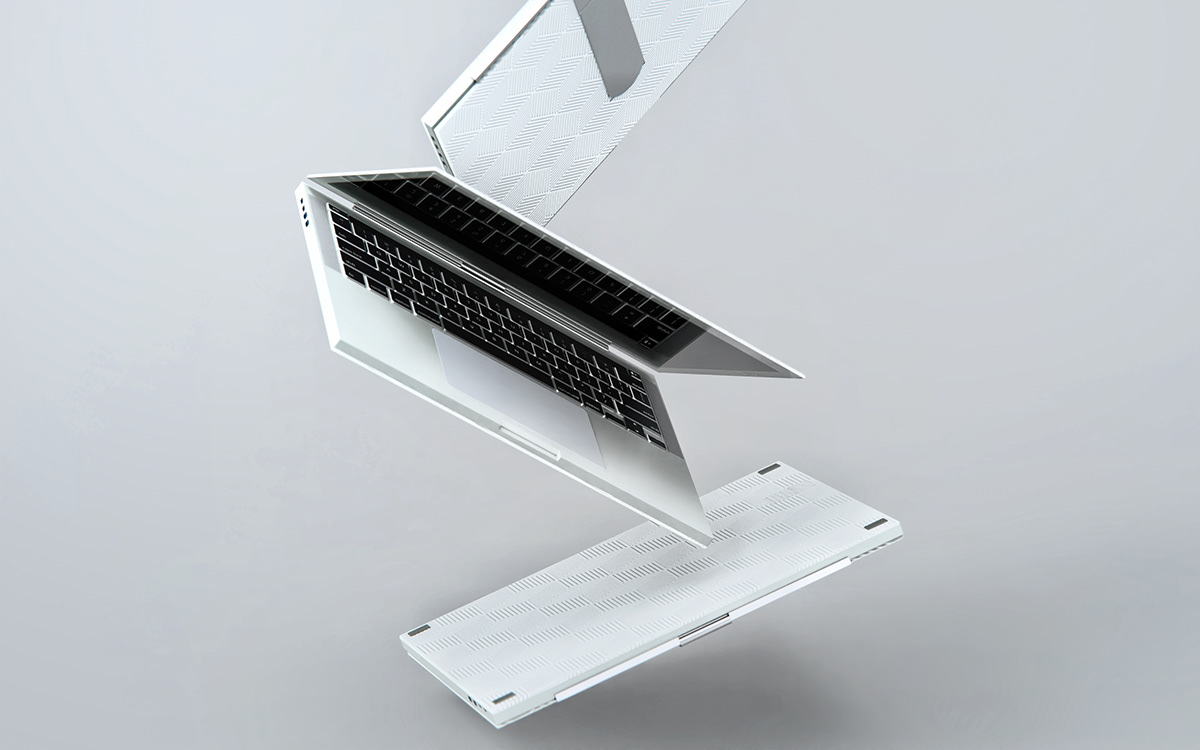 Notebook computer，Adjustable display，practical，