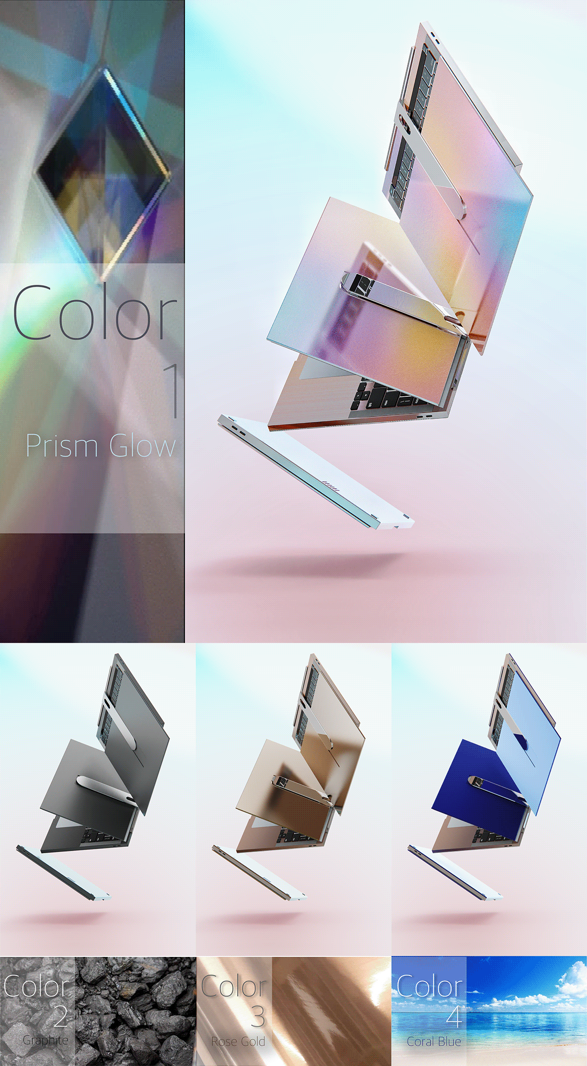 Notebook computer，Adjustable display，practical，